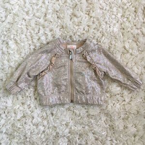 Cat & Jack Newborn Gold Track Jacket